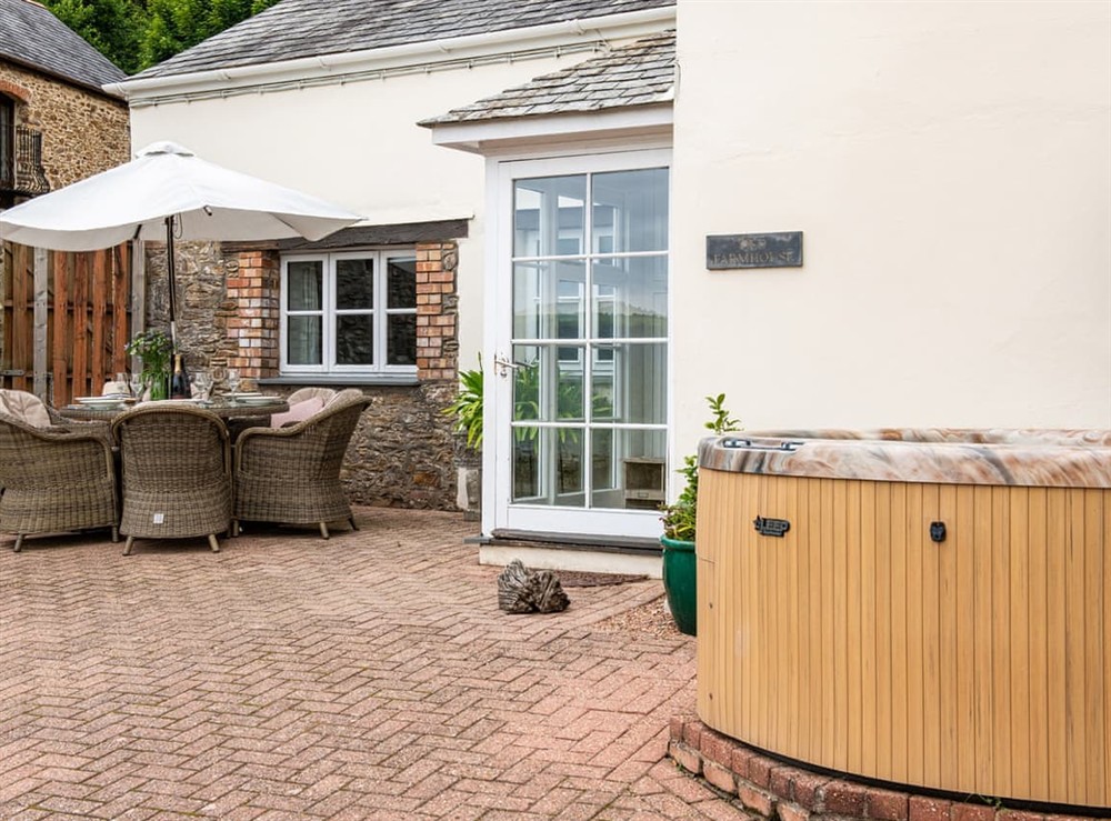 Jacuzzi at The Old Mill in Combe Martin, Devon