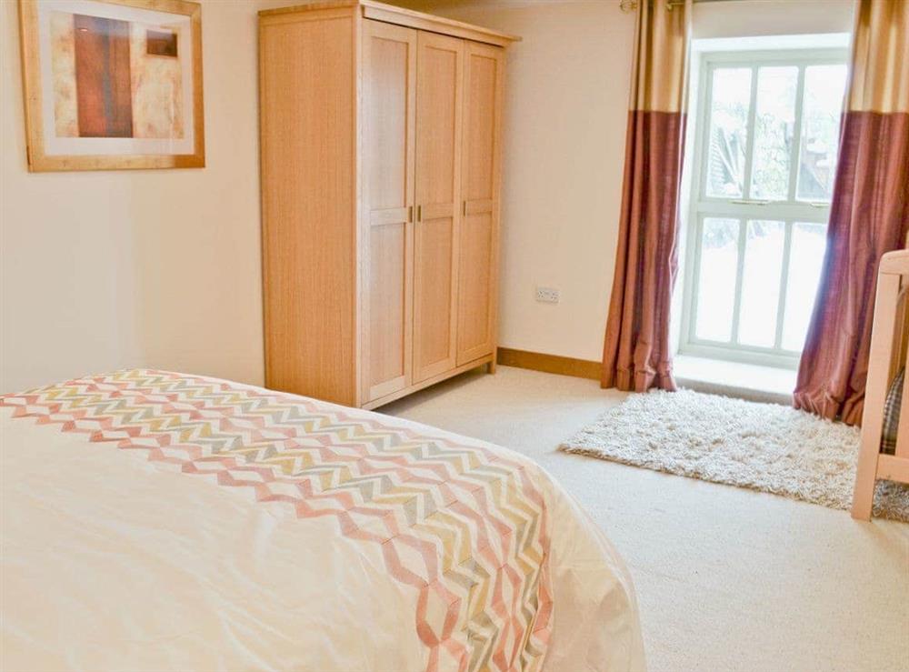 Double bedroom at The Old Mill in East Newtown, Rothbury, Northumberland