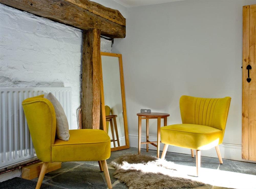 Double bedrom seating area at The Old Mill in Egloskerry, near Launceston, Cornwall