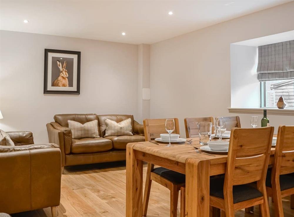 Open plan living space at The Old Mill in Linlithgow, West Lothian