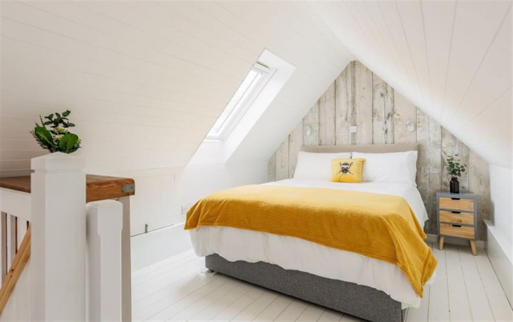 This is the bedroom at The Old Mill in Lymington