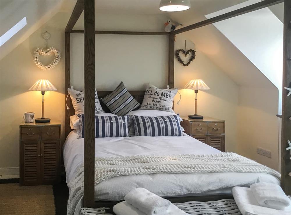 Double bedroom at The Old Net Shed in Banff, Aberdeenshire