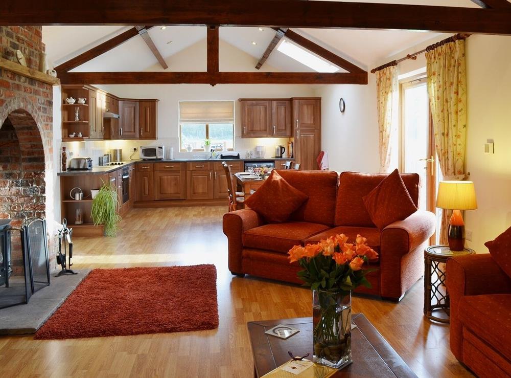 Living area at The Old Orchard in Driffield, North Humberside