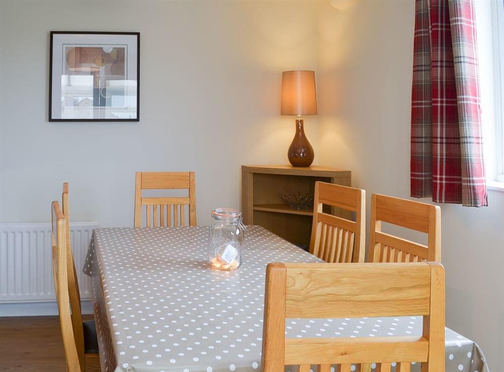 Comfortable dining area at The Old Parish Hall in Seahouses, near Alnwick, Northumberland