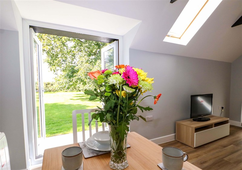 The living area at The Old Parlour, Durley