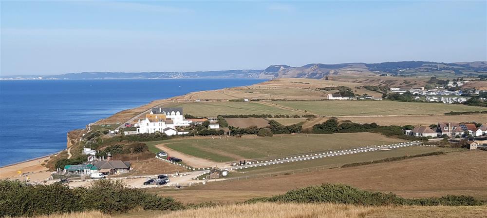 Walks and views of the Hive Beach at The Old Piggeries, Burton Bradstock, Bridport