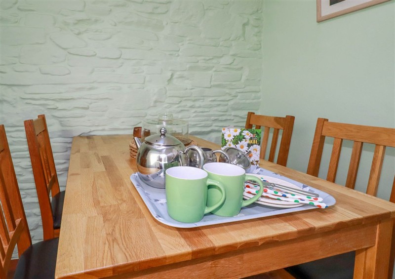 The dining room at The Old Piggery, Porthtowan