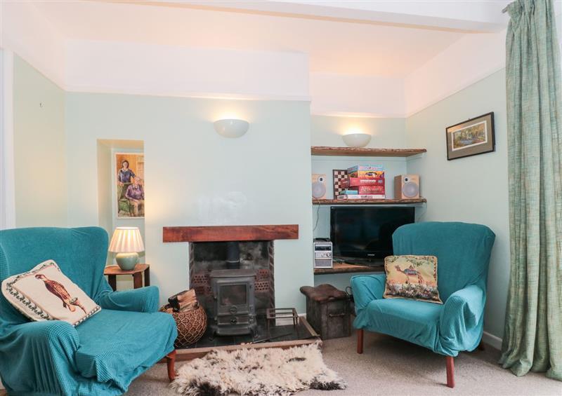 Relax in the living area at The Old Police House, Corscombe near Beaminster