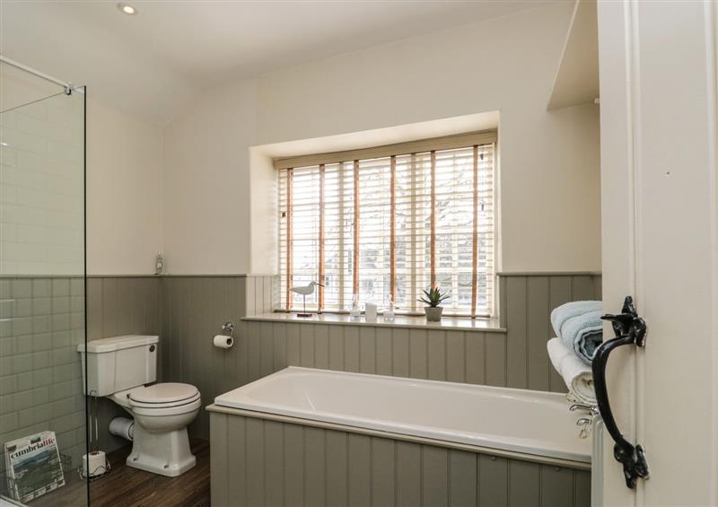 This is the bathroom at The Old Post House, Witherslack