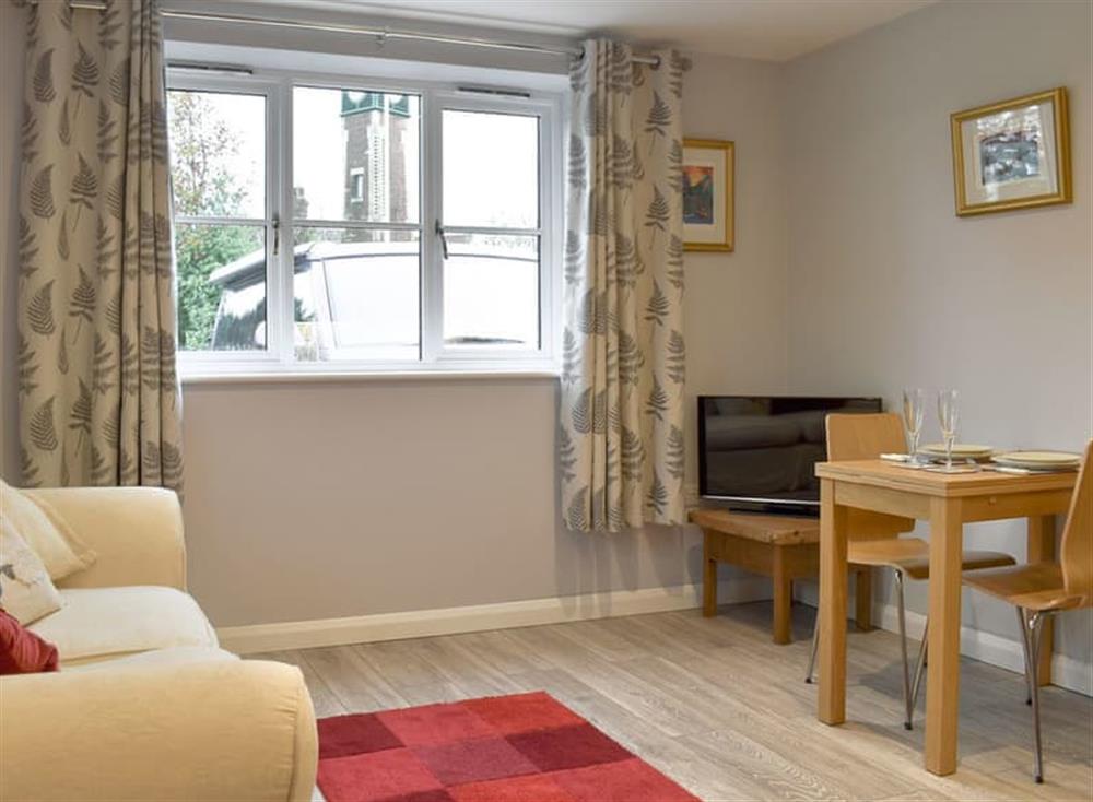 Open plan living space at The Old Post Office Annex in Sandhurst, near Cranbrook, Kent