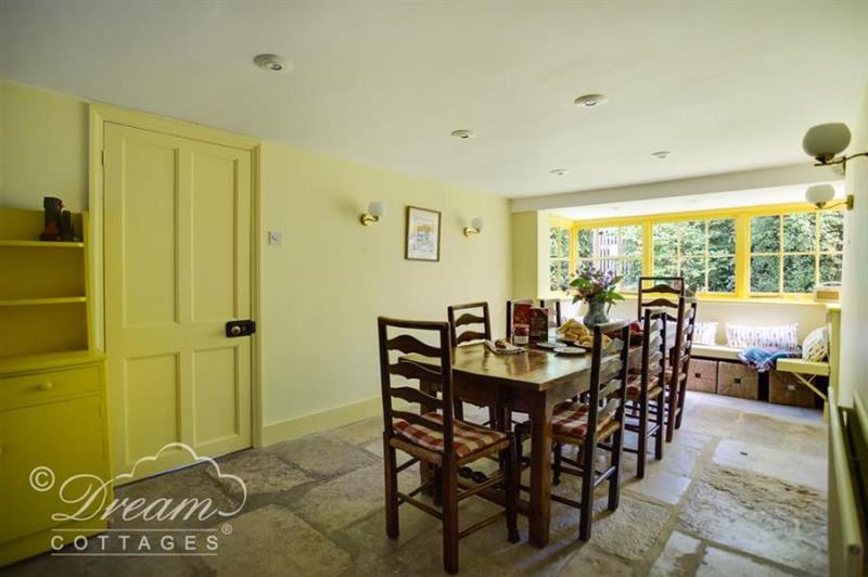 Dining room at The Old Post Office Cottage, Wareham, Dorset