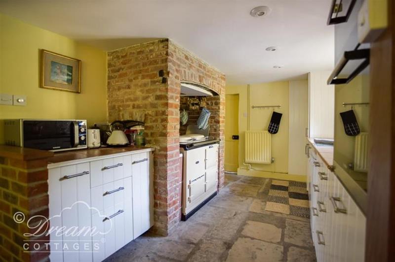 The kitchen at The Old Post Office Cottage, Wareham, Dorset
