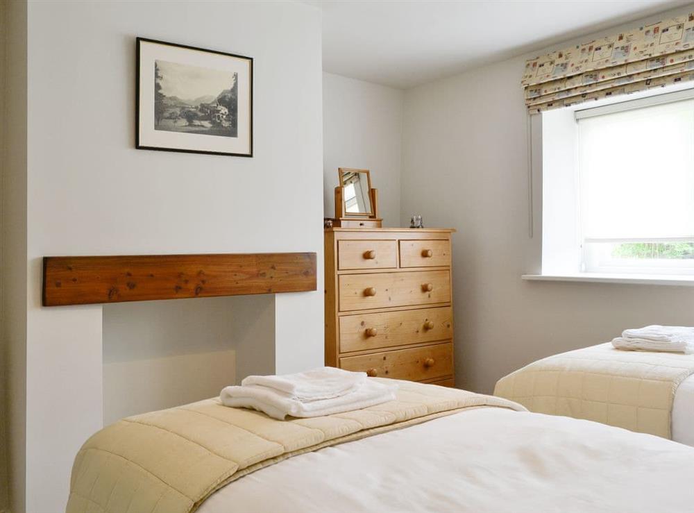 Good-sized twin bedroom at The Old Post Office Gillerthwaite in Loweswater, near Cockermouth, Cumbria