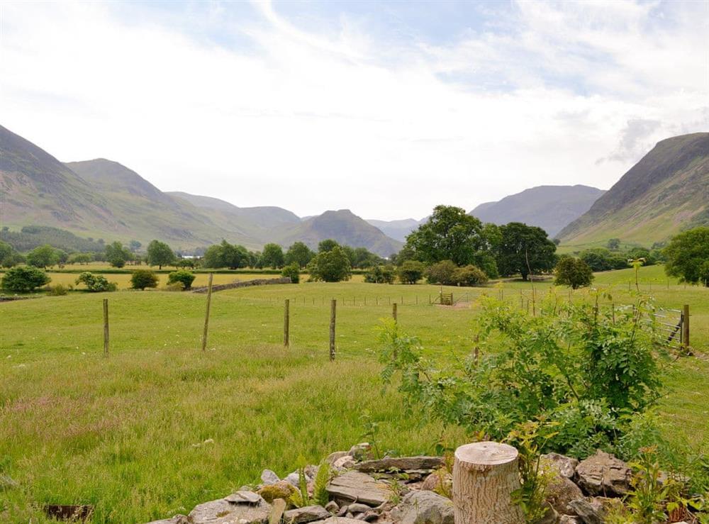 Stunning Panoramic views from the garden at The Old Post Office Gillerthwaite in Loweswater, near Cockermouth, Cumbria
