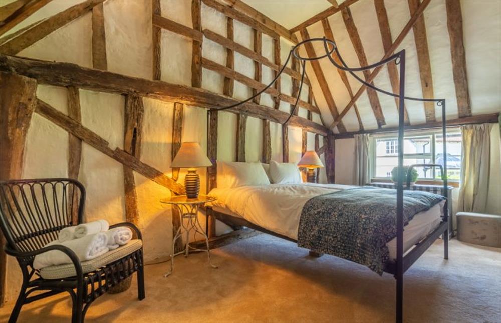 Second bedroom with double bed at The Old Post Office, Higham