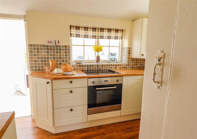 This is the kitchen at The Old Post Office, Llanelian near Old Colwyn