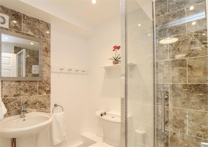 This is the bathroom at The Old Post Office, Porthleven