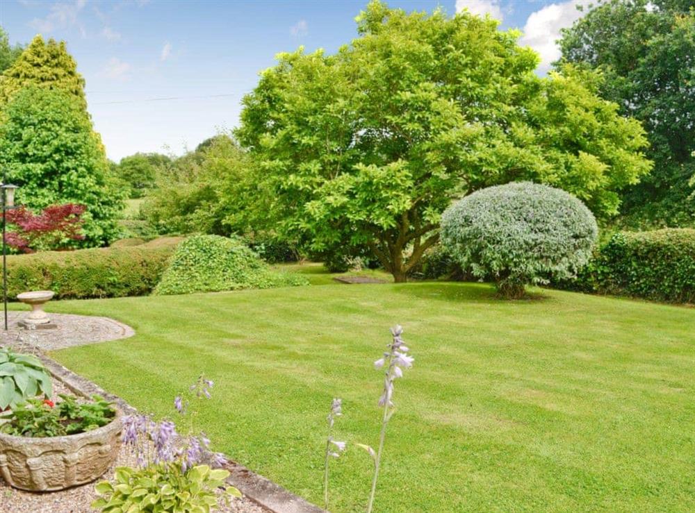 Garden at The Old Post Office in Ruckhall, Eaton Bishop, near Hereford, Herefordshire