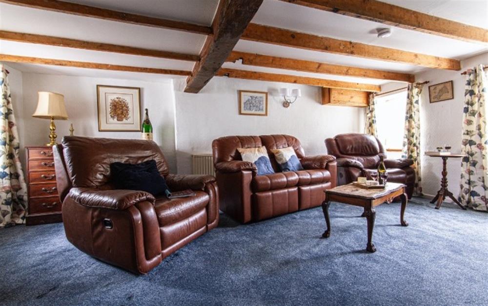 Comfy living room at The Old Post Office in Wadebridge