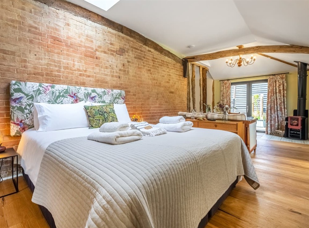 Double bedroom at The Old Press in Halesworth, Suffolk