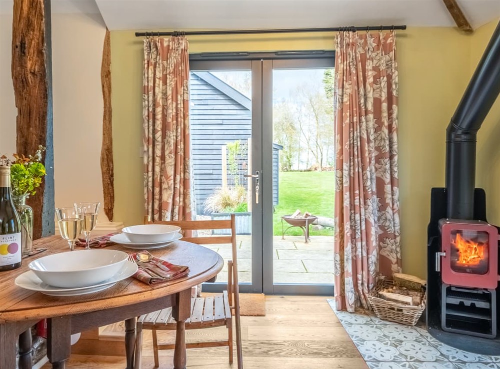 Open plan living space at The Old Press in Halesworth, Suffolk