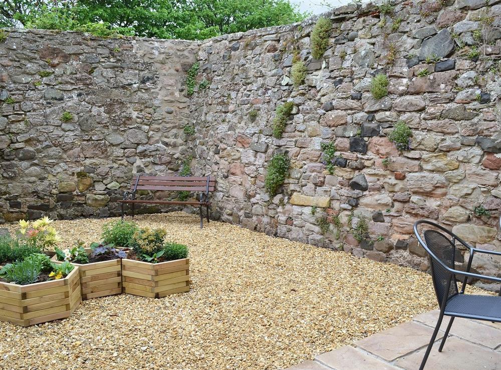 Patio at The Old Reading Room  in Bamburgh, Northumberland