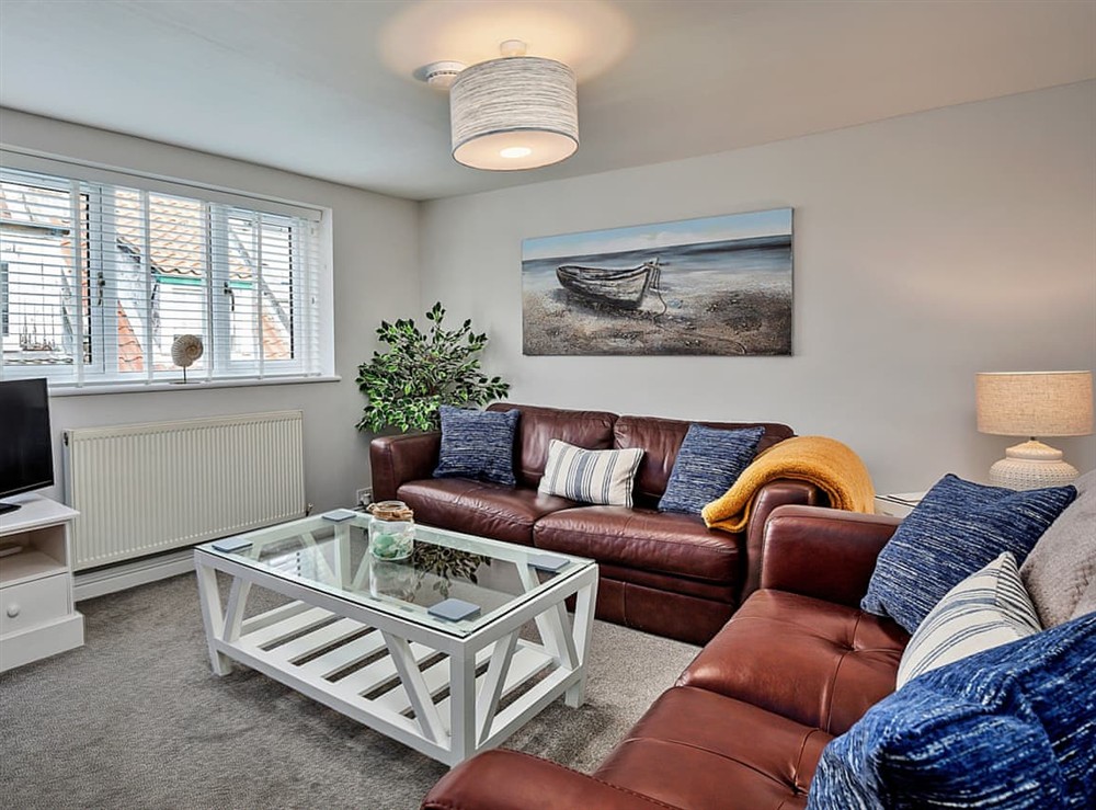 Living area at The Old Reading Room in Whitby, North Yorkshire