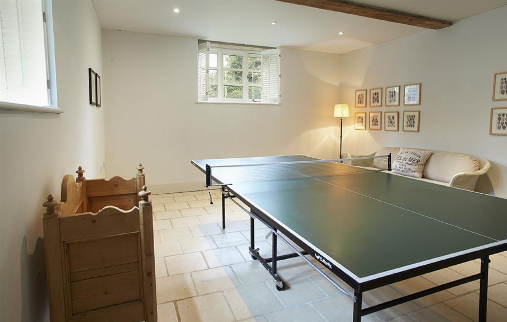 Ground floor games room with table tennis. at The Old Rectory and Coach House, North Tuddenham