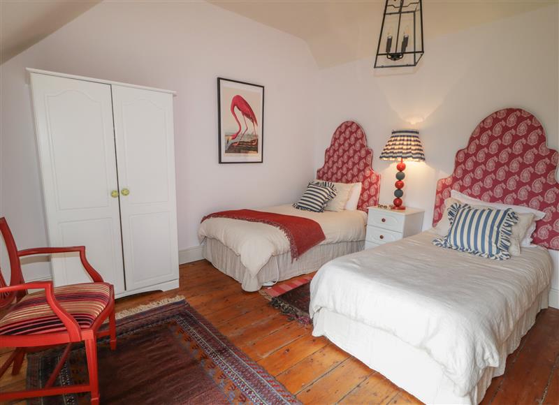 This is a bedroom at The Old Rectory Coach House, Rathmullan