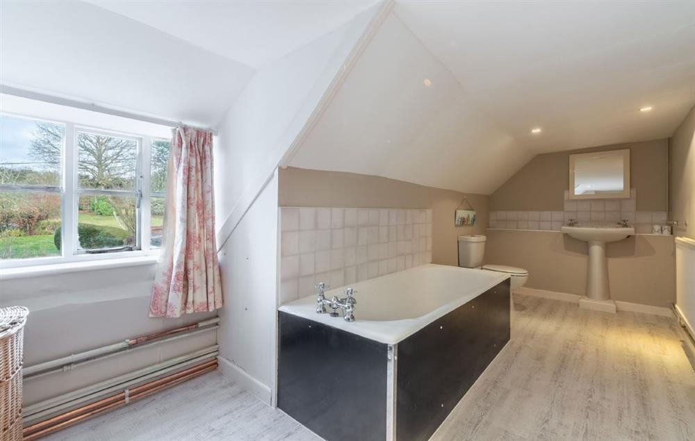 First floor: Family bathroom at The Old Rectory, Heveningham