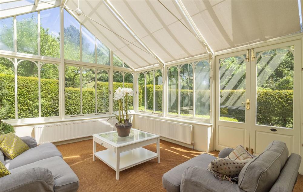 Ground floor: Conservatory with views on to the garden at The Old Rectory, Heveningham