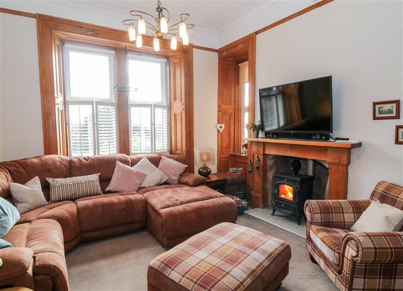 This is the living room at The Old Rectory, Largs