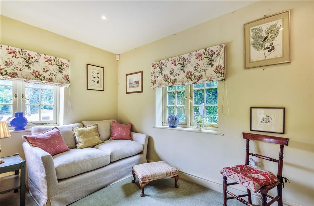The separate sitting and dressing area for bedroom one at The Old Rectory Lodge, Dorchester