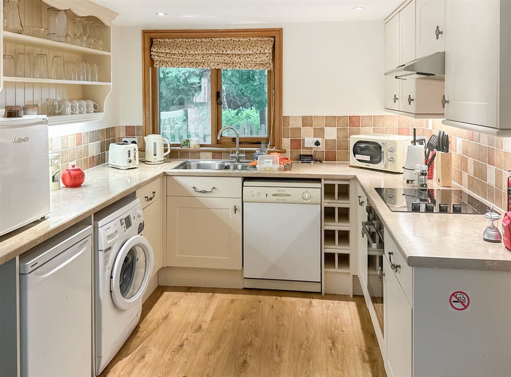 Kitchen at The Old Sawmill One in Plumpton Green, East Sussex