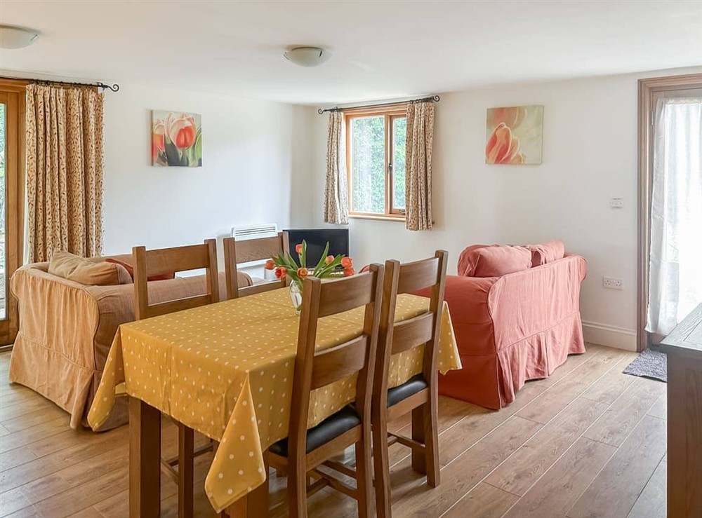 Living room/dining room at The Old Sawmill One in Plumpton Green, East Sussex