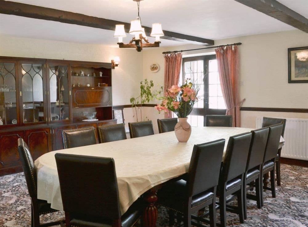 Dining room at The Old School in Frosterley, Durham