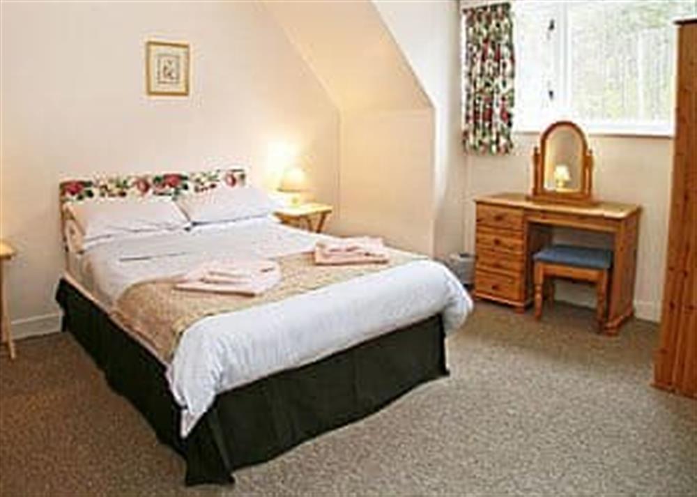 Double bedroom at The Old School House in Braemar, Aberdeenshire