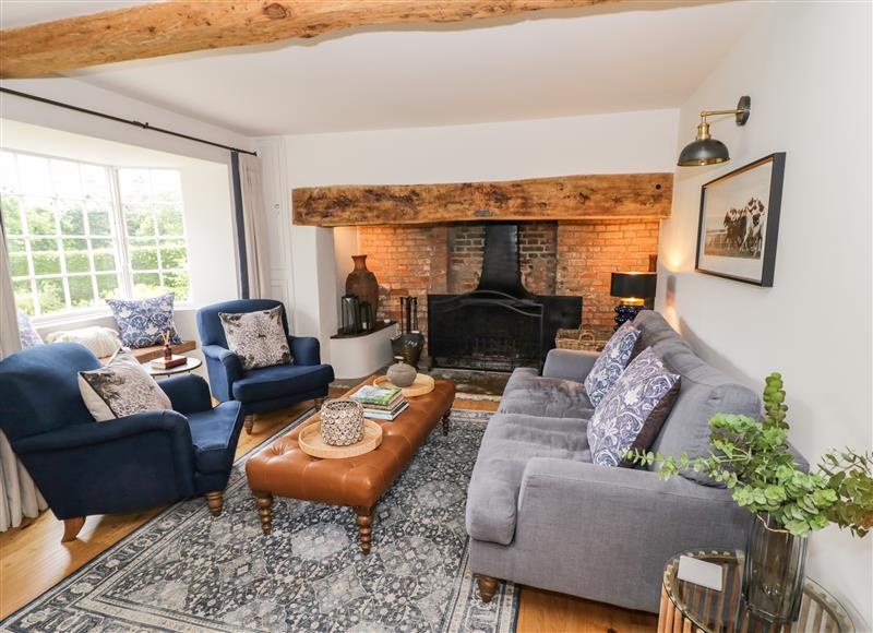 The living area at The Old School House, Dumbleton near Alderton