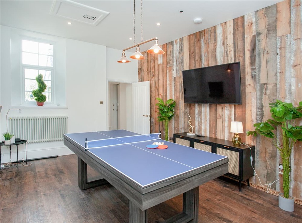 Games room at The Old School House in Horrabridge, near Tavistock, Devon