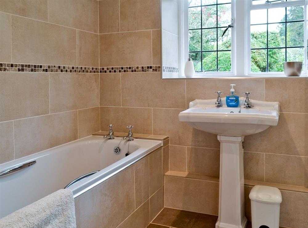 Bathroom at The Old School House in Icomb, near Stow-on-the-Wold, Gloucestershire