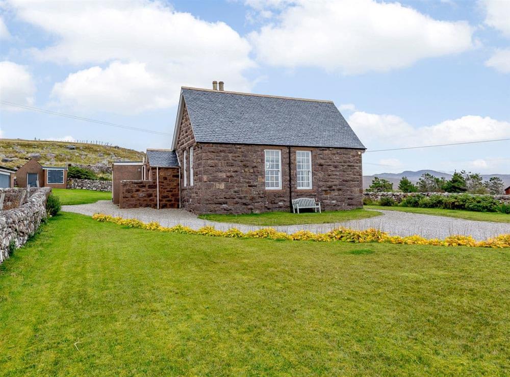 Exterior at The Old School House in Lairg, Sutherland