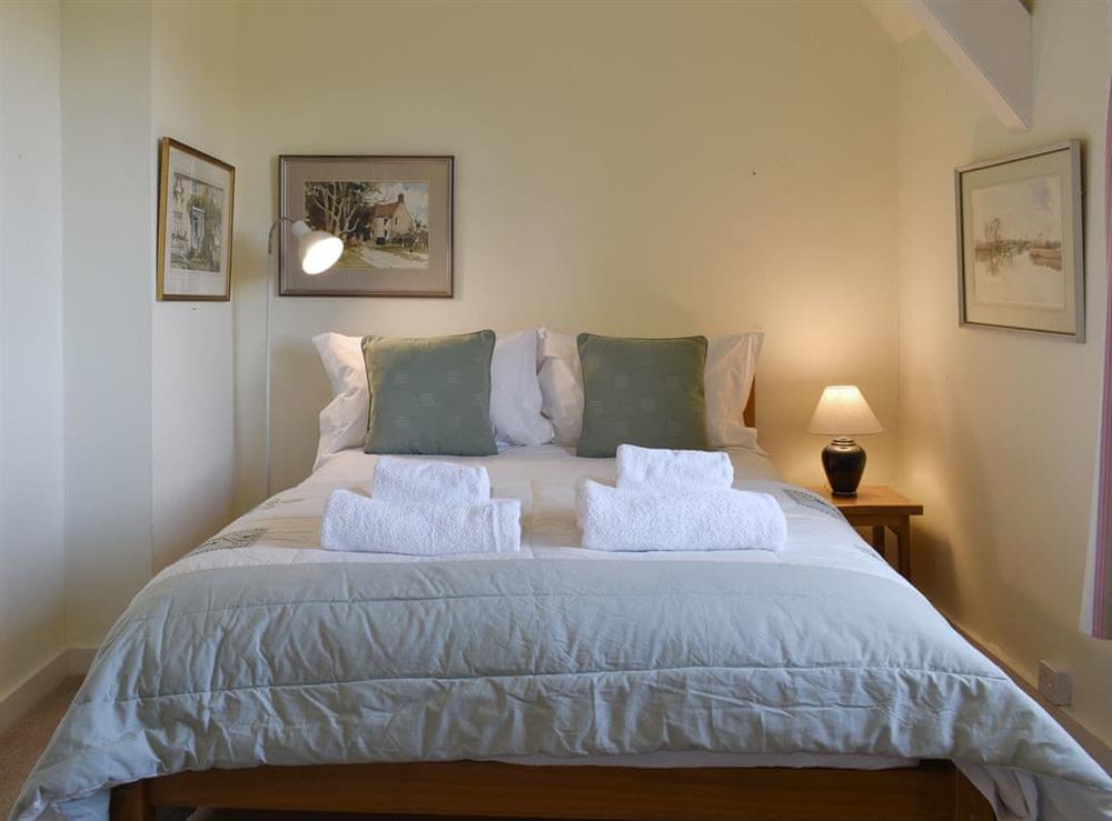 Peaceful double bedroom at The Old School House in Lower Bockhampton, near Dorchester, Dorset