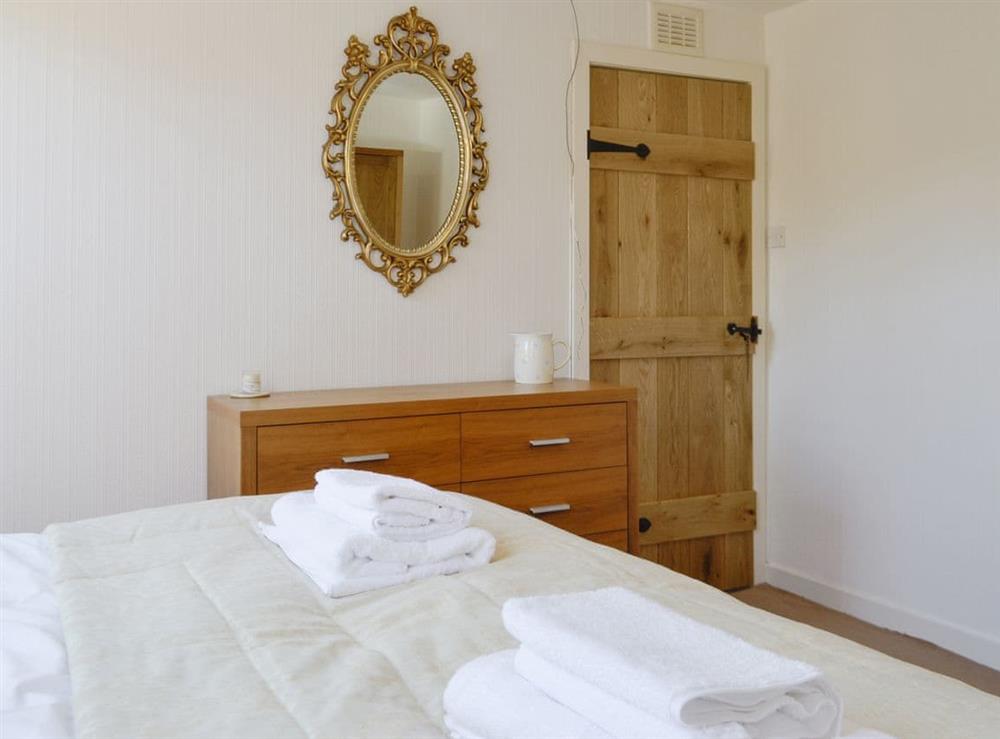 Comfortable double bedroom at The Old School House in Portpatrick, near Stranraer, Wigtownshire