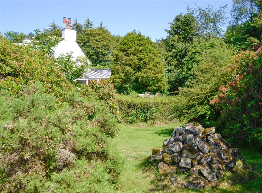 Extensive gardens and grounds at The Old School House in Portpatrick, near Stranraer, Wigtownshire