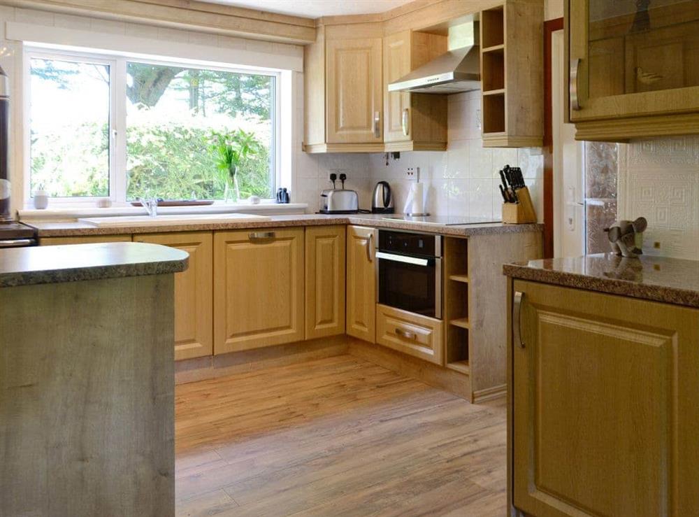 Fully appointed kitchen at The Old School House in Portpatrick, near Stranraer, Wigtownshire