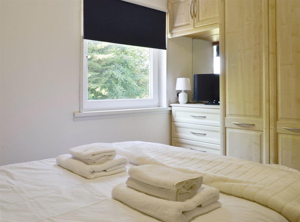 Peaceful double bedroom at The Old School House in Portpatrick, near Stranraer, Wigtownshire