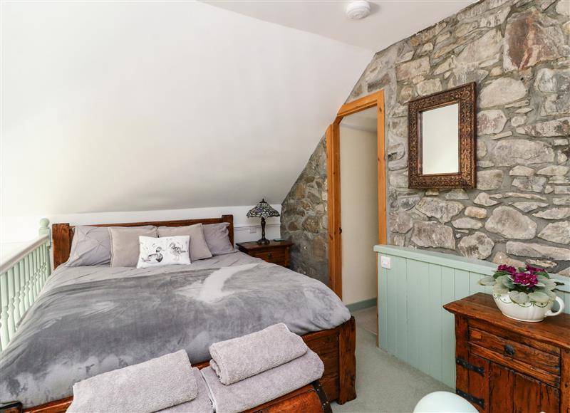 One of the bedrooms at The Old Schoolhouse, Morar near Mallaig