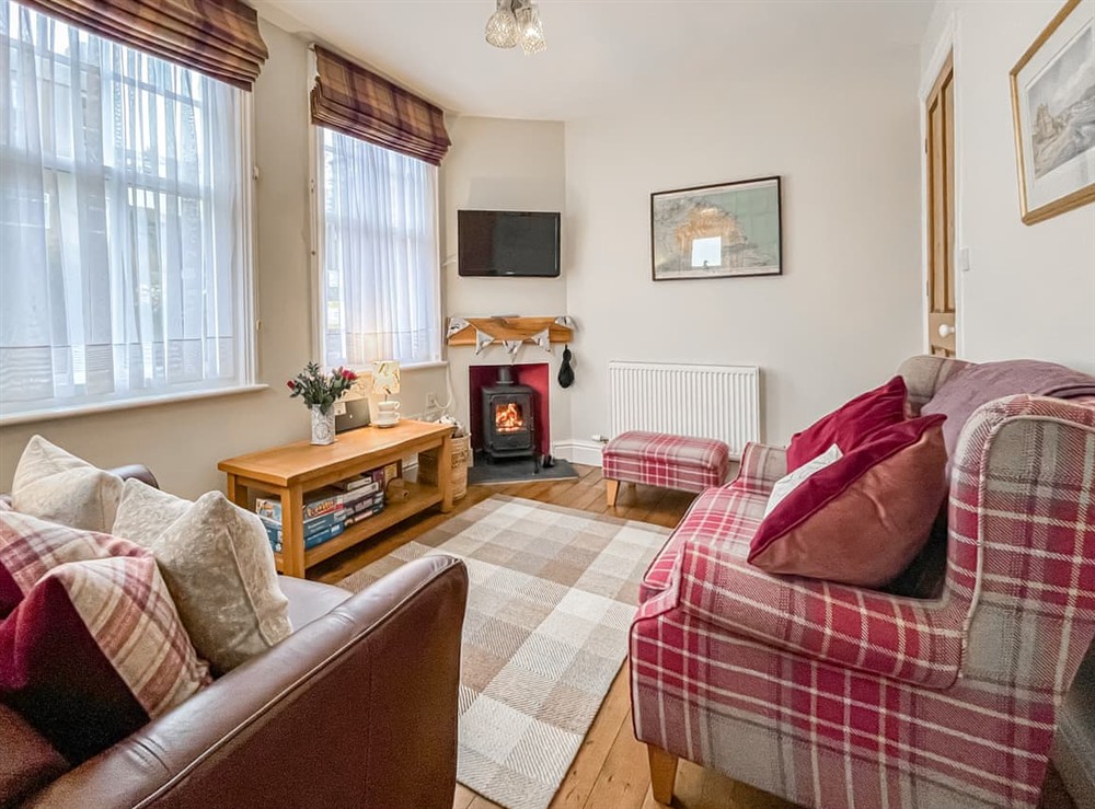 Living room at The Old Schoolhouse in Scarborough, North Yorkshire