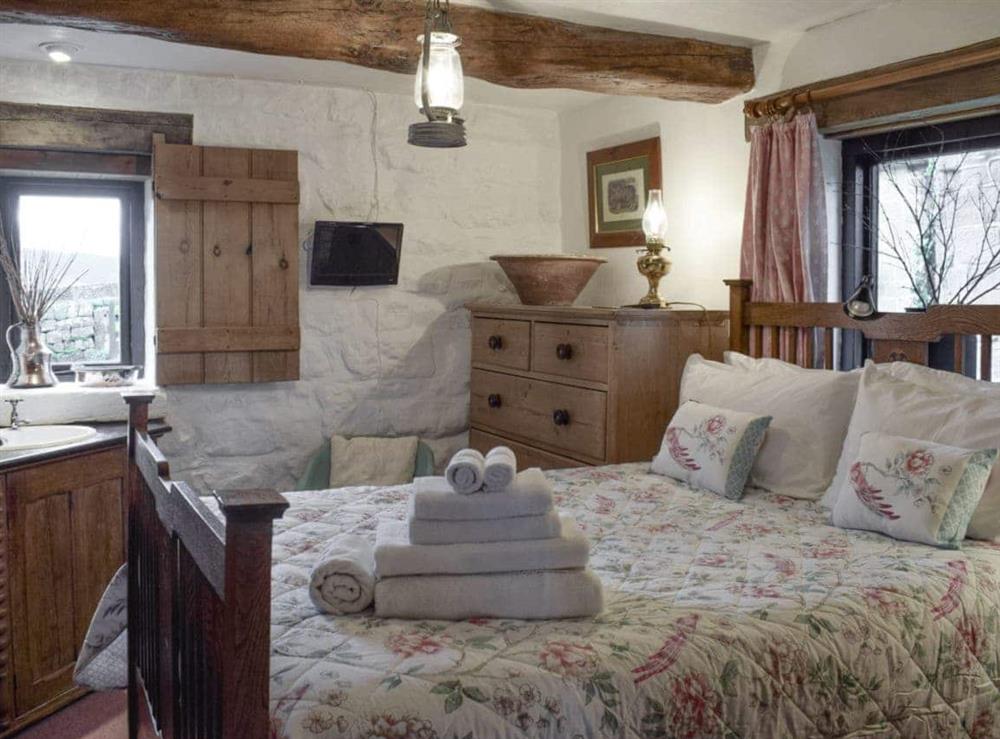 Relaxing second double bedroom at The Old Sheaf Store in Glaisdale, Nr Whitby, North Yorkshire., Great Britain