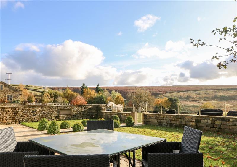 Views from the garden at The Old Shippon, Cowling, North Yorkshire